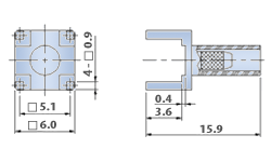 Straight Pcb , Crimp Type Cable Terminitors