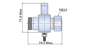 Rf arrestor : 7/16 Plug to Jack