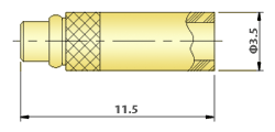 MMCX Connectors RF Coaxial - RF Semi-rigid Cable