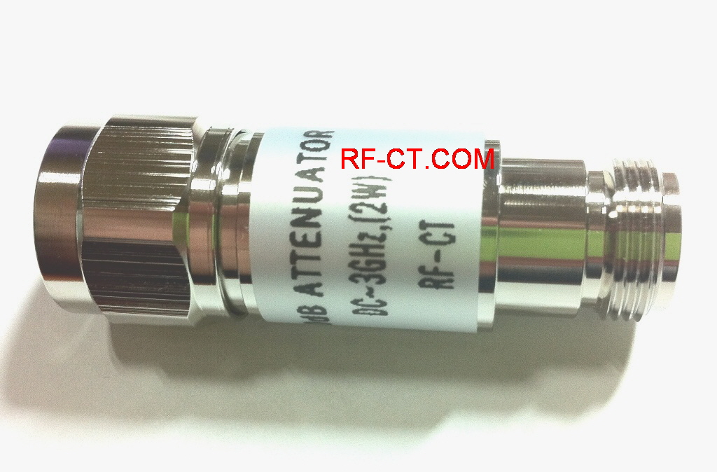 2W RF Attenuators N type - Rectangular A