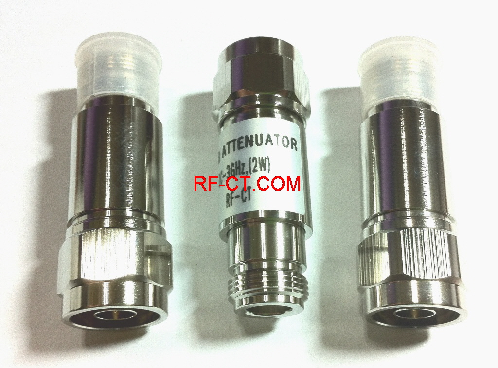 2W RF Attenuators N type - Rectangular B