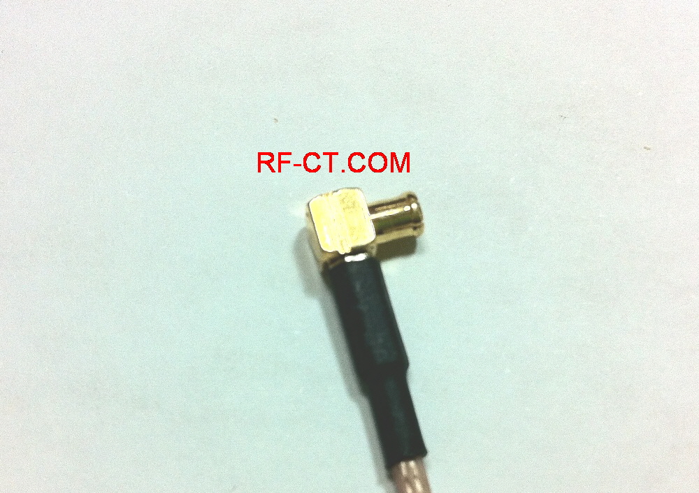 mcx connectors rf coaxial type - plug, right angle for cables